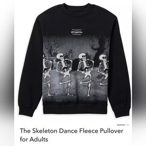 Shop Disney - WDW - The Skeleton Dance Pullover Fleece Sweatshirt XXL